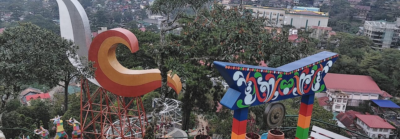 At the Mirador Eco Park: The Gardens - including the Salamat monument (photo by Karlo Antonio Galay David)